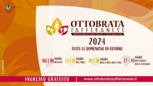 Ottobrata Zafferanese 2024 tutte le domeniche di Ottobre: sagra dell'uva, sagra del miele, sagra delle mele, sagra di funghi e castagne